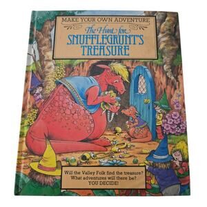 Vintage Hunt for Snufflegrunts Treasure Stewart Cowley Hardcover 1985 DAMAGED
